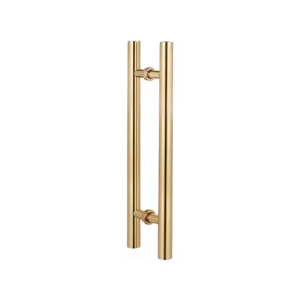 Jalador Para Puerta Principal Redondo Delgado Dorado