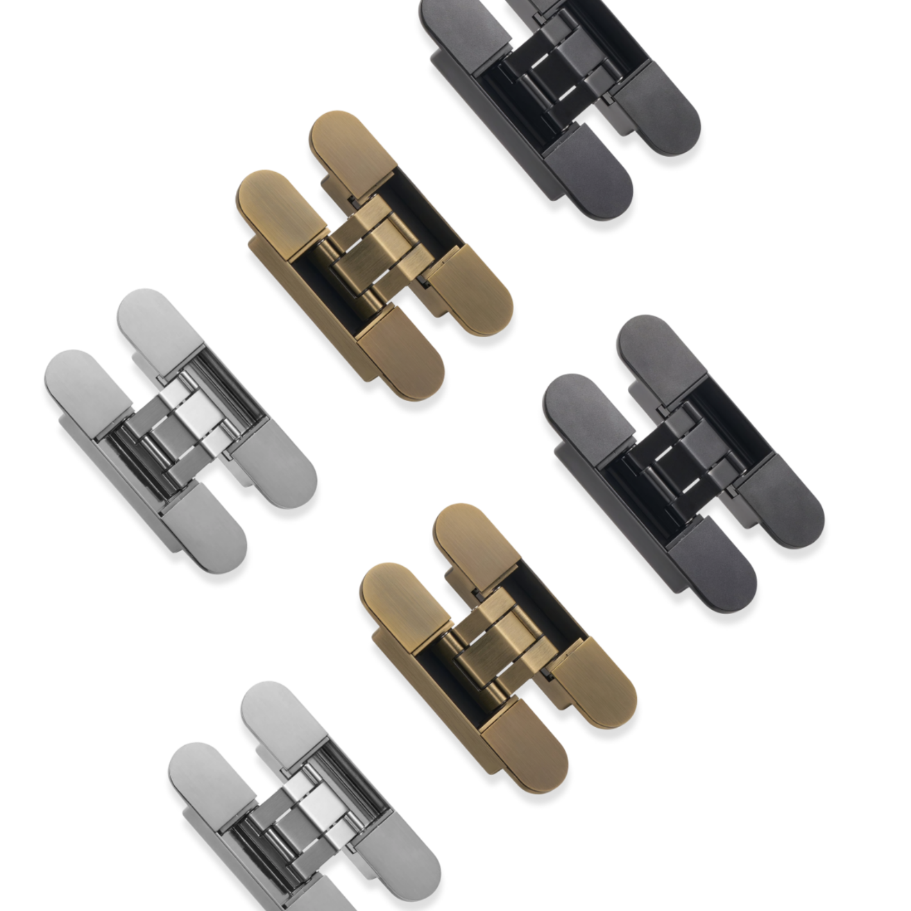 Bisagra Oculta 3D Black