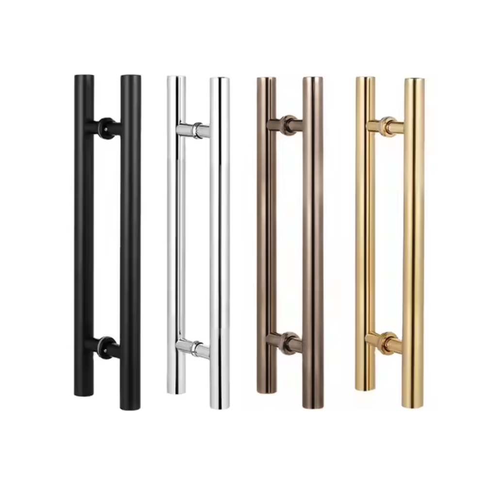 Jalador Para Puerta Principal Redondo Delgado Silver